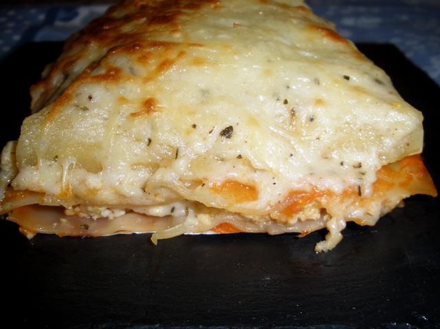 Lasaña con Pechuga de Pollo