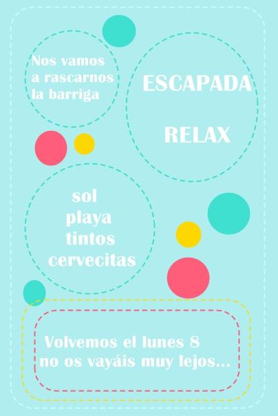 Nos vamos de MINI VACACIONES!