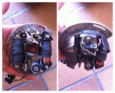 Volante magnético que lleva montado la impala