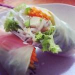 Receta: Rollos vietnamitas con salsa de limón y cilantro