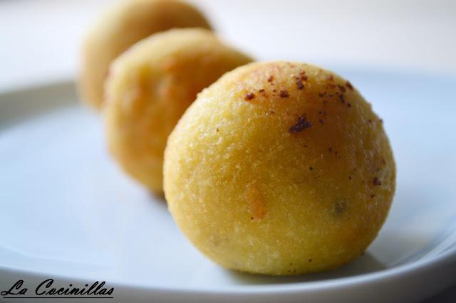 Croquetas de patata y restos del cocido