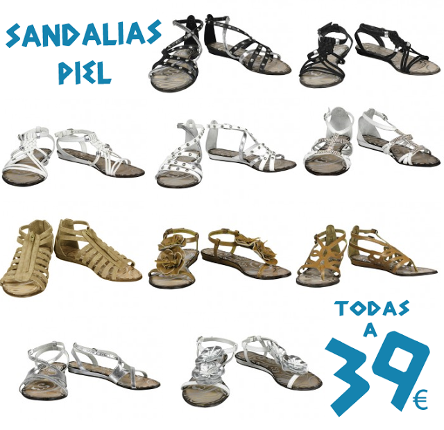 Sandalias de piel a 39€!!!!