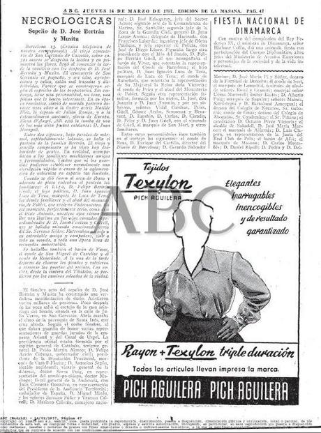 BARCELONA... MUCHAS GRACIAS SR. VALENTÍ PONS TOUJOUSE...CASA JOSE  BERTRÁN I MUSITÚ...ESPÍA DE FRANCO...4-07-2013...