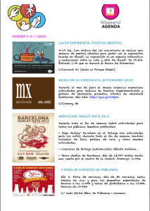 Agenda julio Barcelona Colours