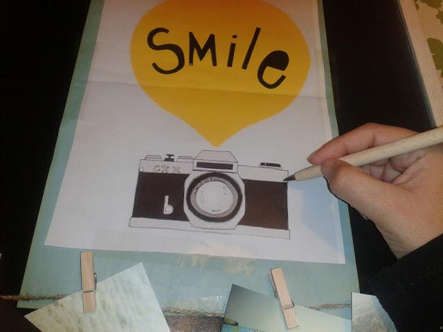 DIY Antes y Después '13: La pizarra portafotos de Inés y su calcamonía de tiza