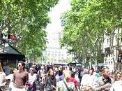 Ramblas, calle célebre Barcelona