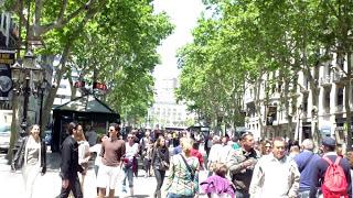 Las Ramblas, la calle más célebre de Barcelona