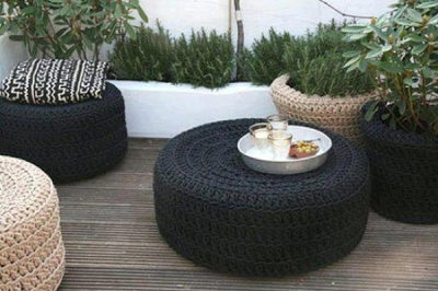 Reciclar  y decorar con Neumáticos