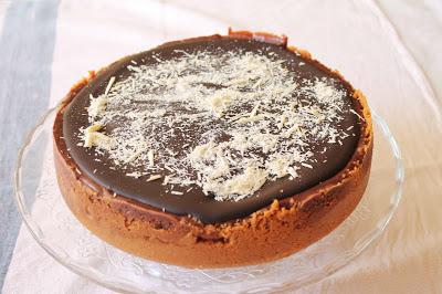 Cheesecake chocolate_Receta cheesecake chocolate_Receta ganache chocolate