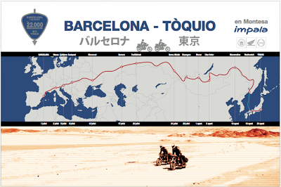 Ya ha empezado la aventura Barcelona - Tokio en Impala!