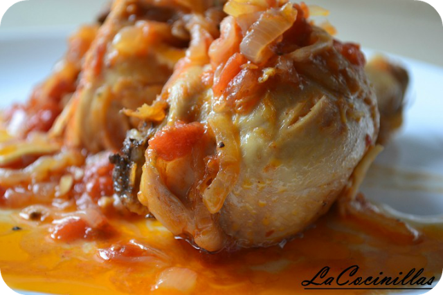 Pollo en salsa light ( bajo en calorias )