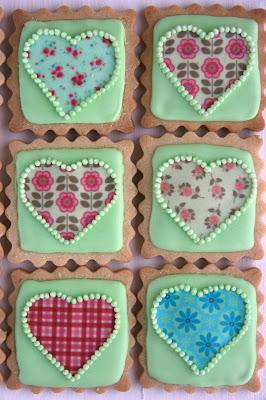 Galletas con papel fondant impreso