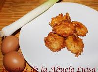BUÑUELOS DE GULAS Y PUERROS