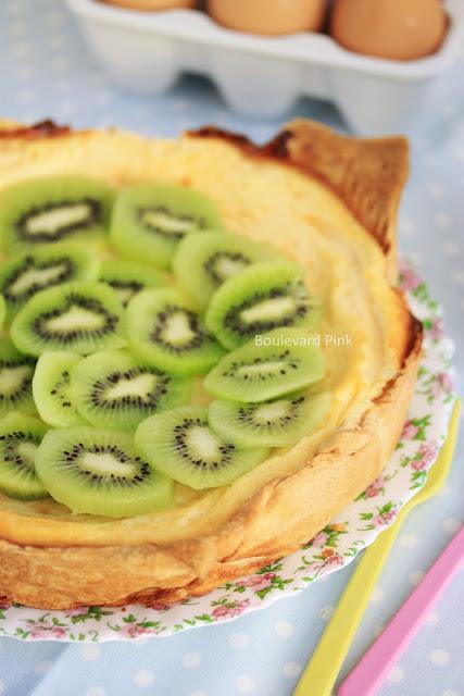 Cheescake de lima y kiwi