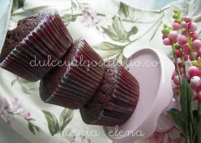 Muffins de chocolate