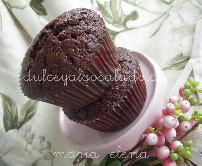 Muffins de chocolate