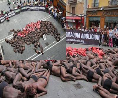 ENCIERRO DE TOROS EN PAMPLONA ¨OTRO AÑO DE CRUELDAD¨