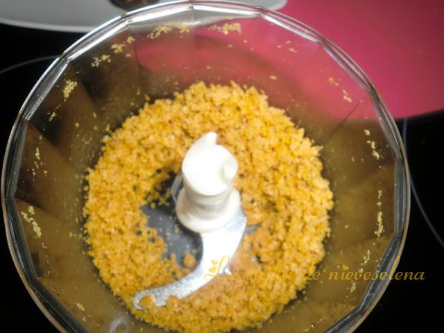 Torreznos de morcilla con mermelada de tomate y pimiento verde