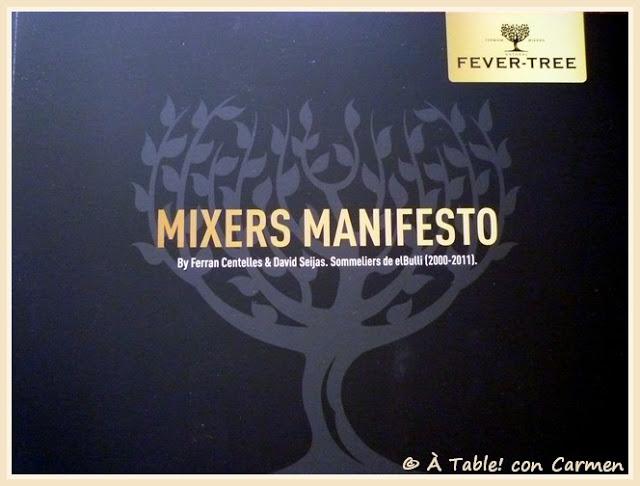 Los sumilleres de elBulli presentan Mixers Manifesto y las claves de Fever-Tree