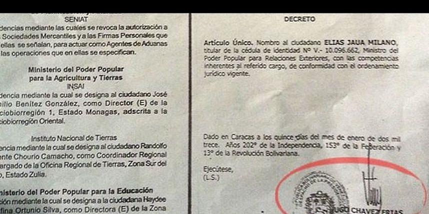 EL NOMBRAMIENTO DE ELIAS JAUA ES ILEGÍTIMO