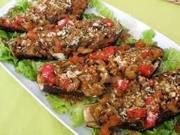 Berenjenas Rellenas de Pollo con Thermomix