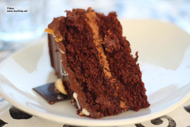 Tarta de chocolate y nutella. Postres de Rechupete