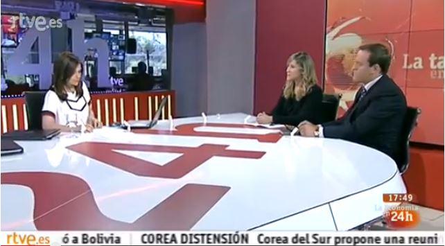 Entrevista a Lizette Paternina directora de LINGORO.com en el canal 24h de TVE