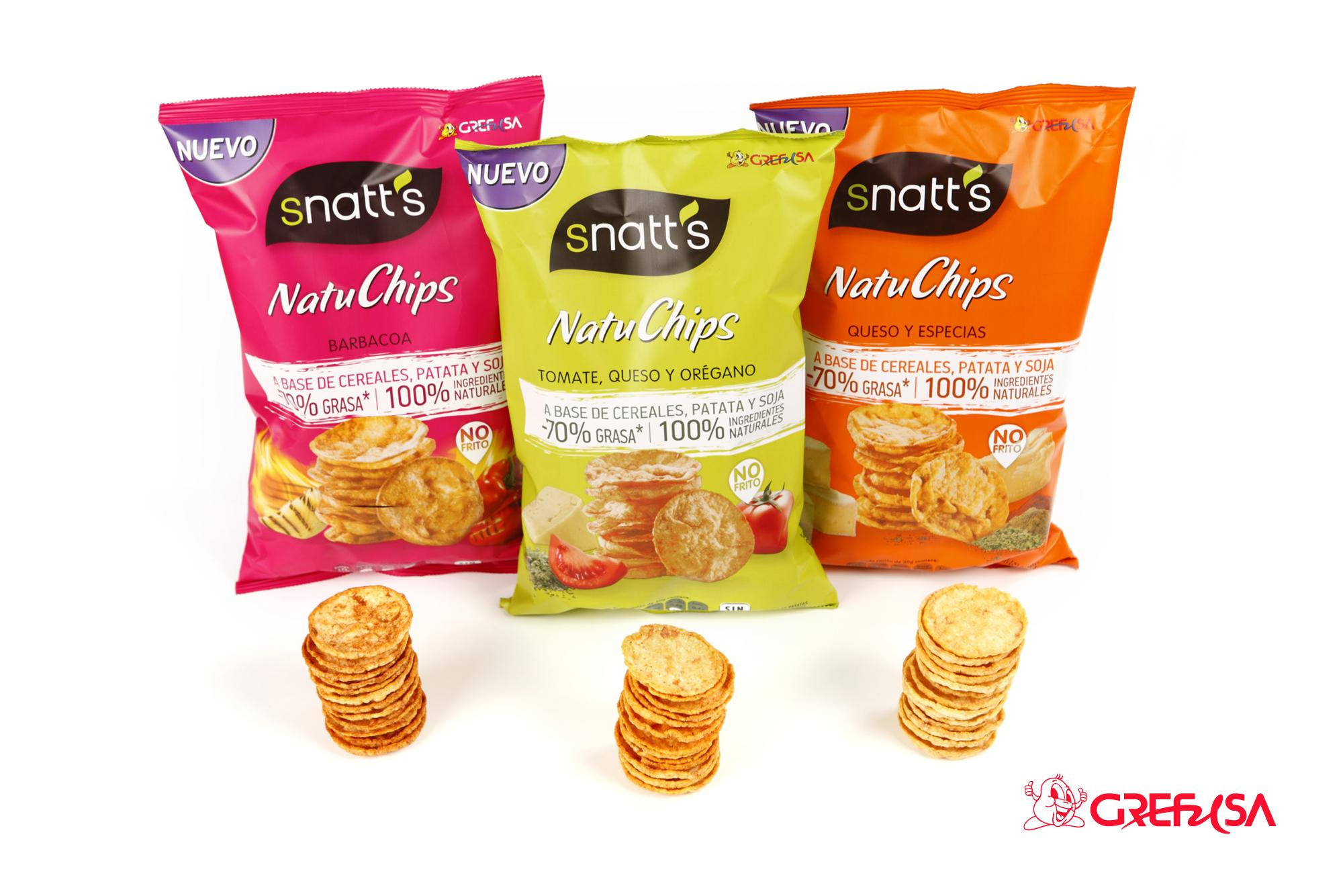 Snatt's Natuchips Grefusa, una alternativa real y saludable a las clásicas patatas fritas