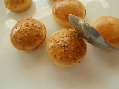 Pan para mini hamburguesas