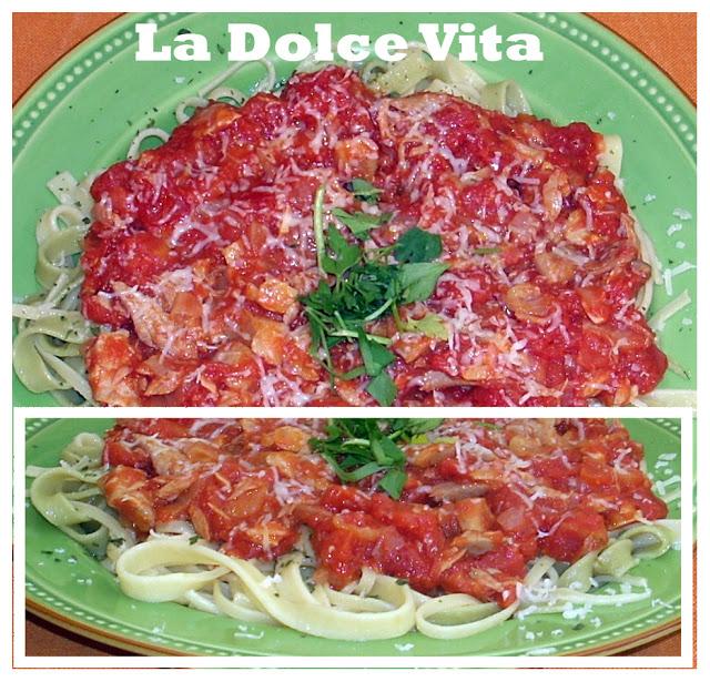 PASTA MIXTA EN SALSA Y PANTEÓN DE AGRIPA
