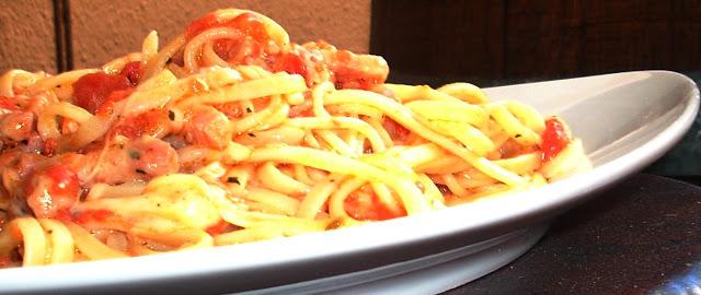 ESPAGUETTIS A LA BELLINI