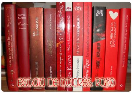 Escala de colores: ROJO Escala de colores: ROJO