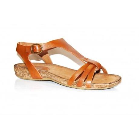 Sandalias planas de Martina Blue 