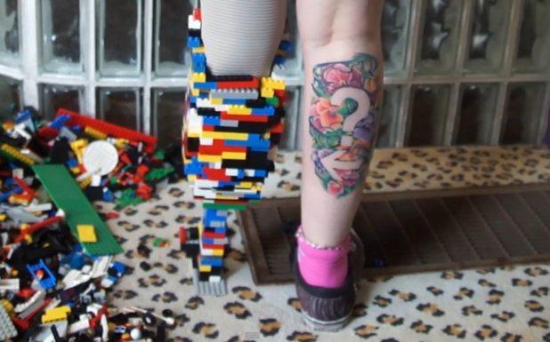 Prótesis con piezas Lego