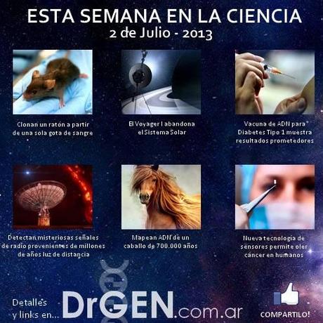 semana en ciencia Esta semana en ciencia – 2 de Julio 2013