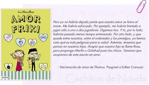 Cachitos de novela #17: Amor friki