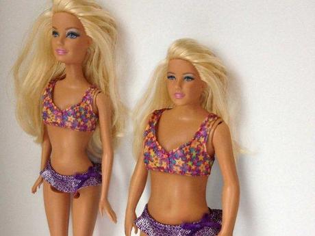 muñeca barbie con medidas reales
