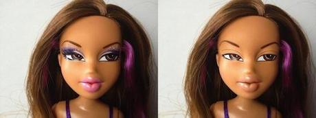 muñeca bratz sin maquillaje