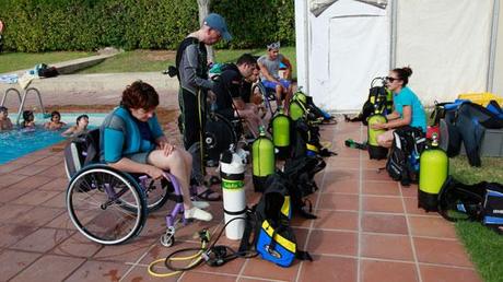 Buceo Adaptado en M. Rota Diving - Tarragona