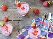Sopa helada fresas
