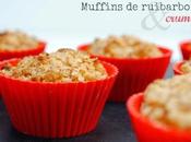 Muffins ruibarbo crumble