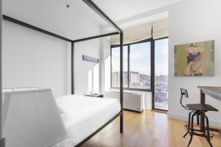 vacaciones pisos alquiler new york pisos apartamentos new york Piso de alquiler en Brooklyn New York diseño decoración interiores alquiler decoración minimalista usa new york brooklyn decoración en blanco cocinas oscuras cocinas modernas blog decoración nórdica 