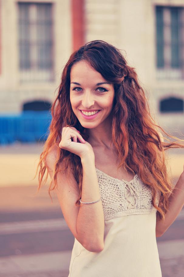 VESTIDO + SANDALIAS DE FLECOS