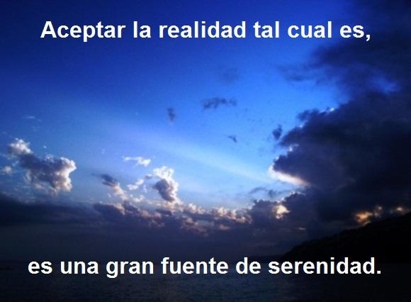 LA REALIDAD NO ES EL PROBLEMA.