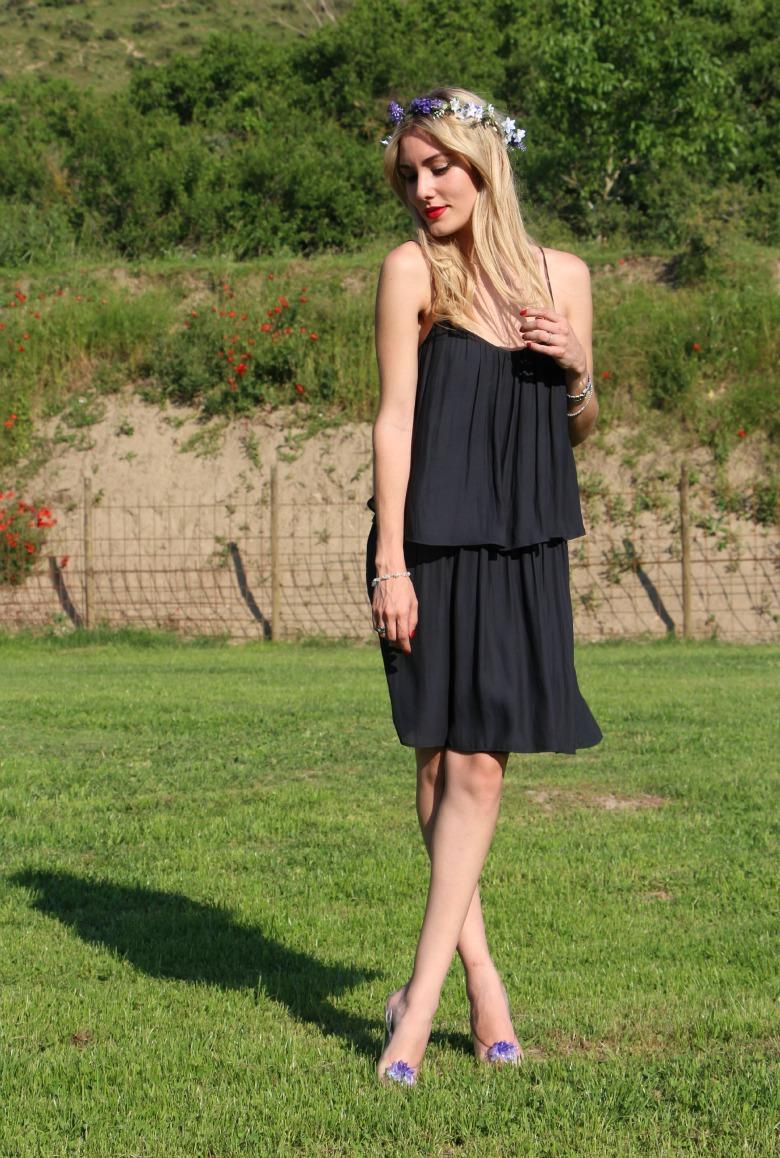 Corona de flores para el pelo