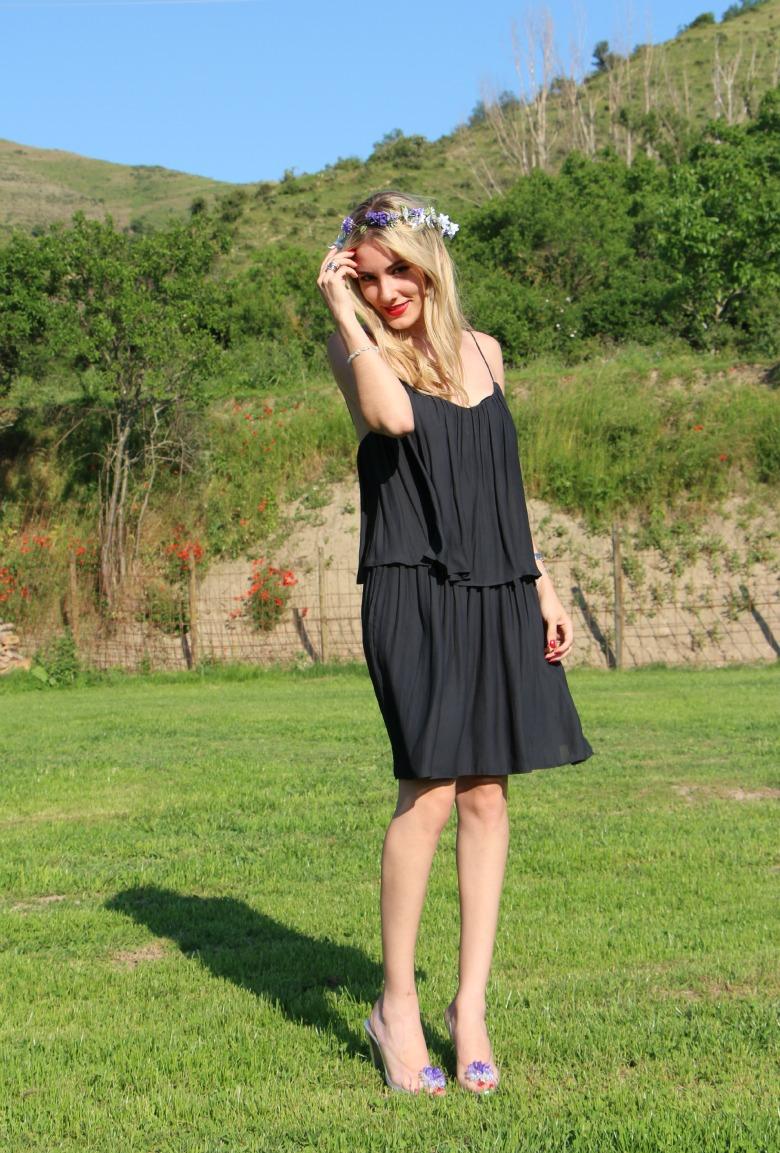 Corona de flores para el pelo