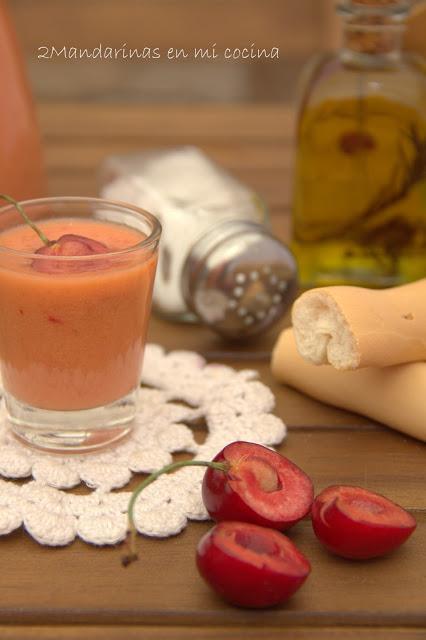 Gazpacho de cerezas de Martín Berasategui + taller de fotografía culinaria con Heva Hernández de Tarjeta de embarque + BuyFresco