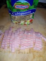 ENSALADA TEMPLADA DE BACON Y QUESO