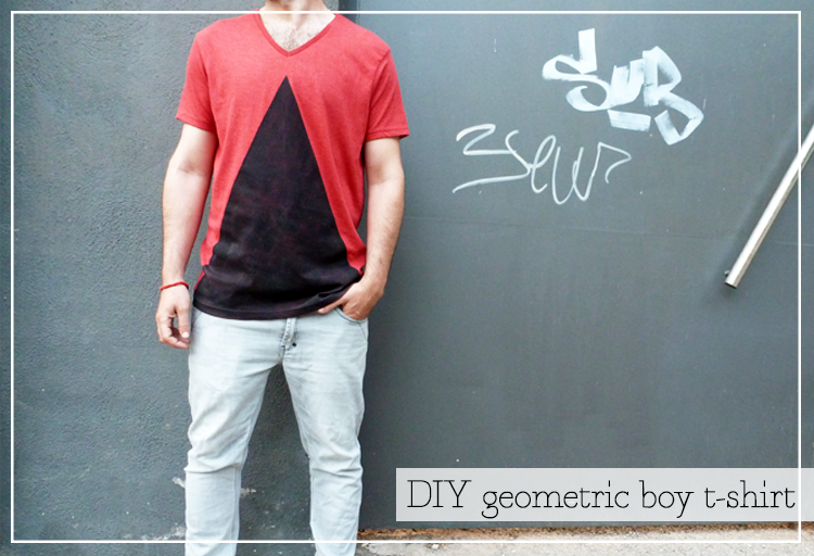 Camiseta geométrica chico DIY - DIY boy geometric t-shirt