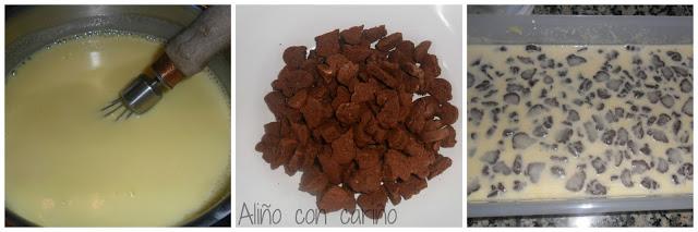 HELADO CREMOSO DE VAINILLA CON GALLETAS DE CHOCOLATE